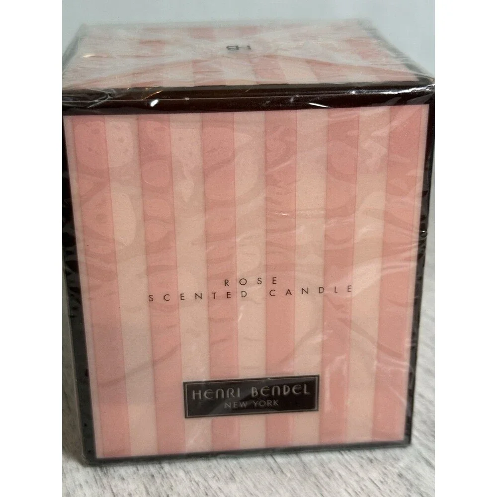 Henri Bendel Pink Rose Scented Decorative Candle 9.4 oz 266g NIB Sealed Rare HTF